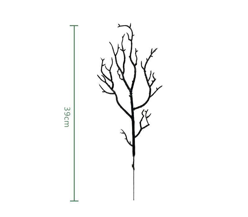 Simulated animal and plant accessories Halloween scene layout